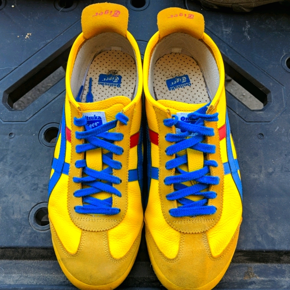 onitsuka tiger HL7C2 yellow/blue